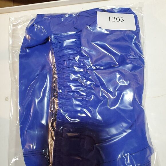 Vintage Nike Swim Trunks Mens Medium Blue Cargo Swoosh Logo Board Shorts - Picture 8 of 8